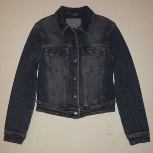 Sergio Valente Denim Jean Jacket Medium Women Western Metal Buttons Vtg